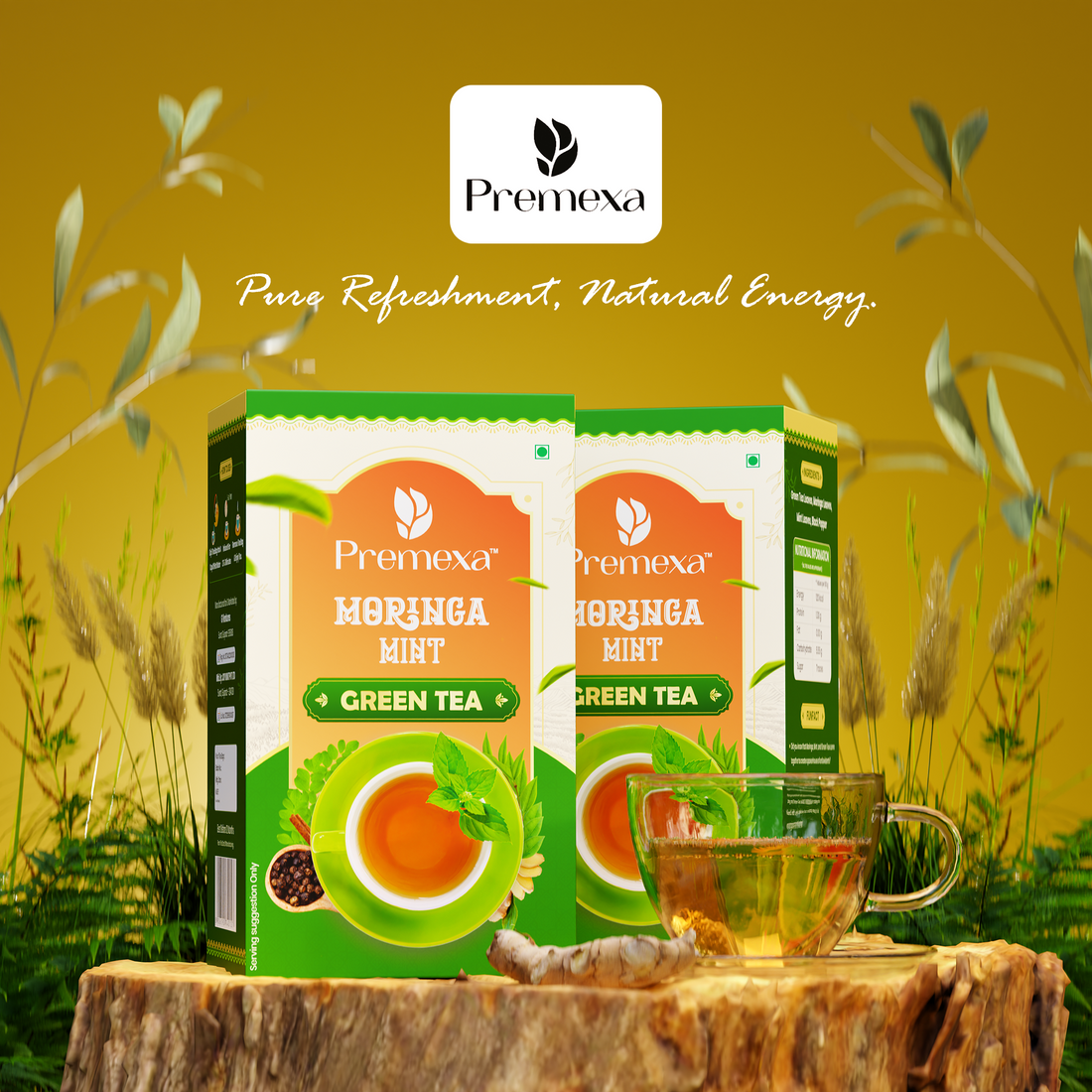 Moringa Mint Green Tea | For Weight Management and Healthy Skin