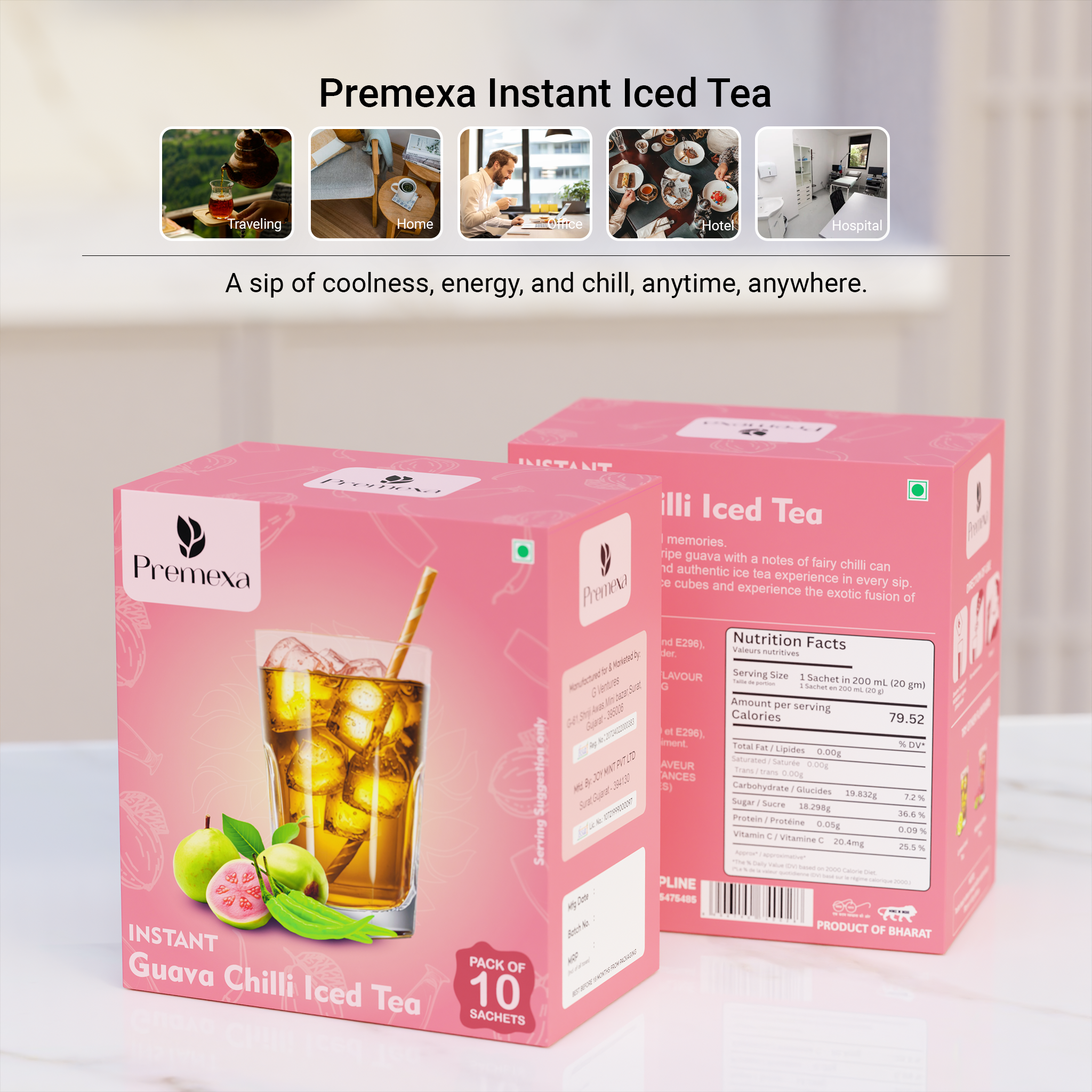 Premexa Instant Iced Tea | Energetic Refreshment