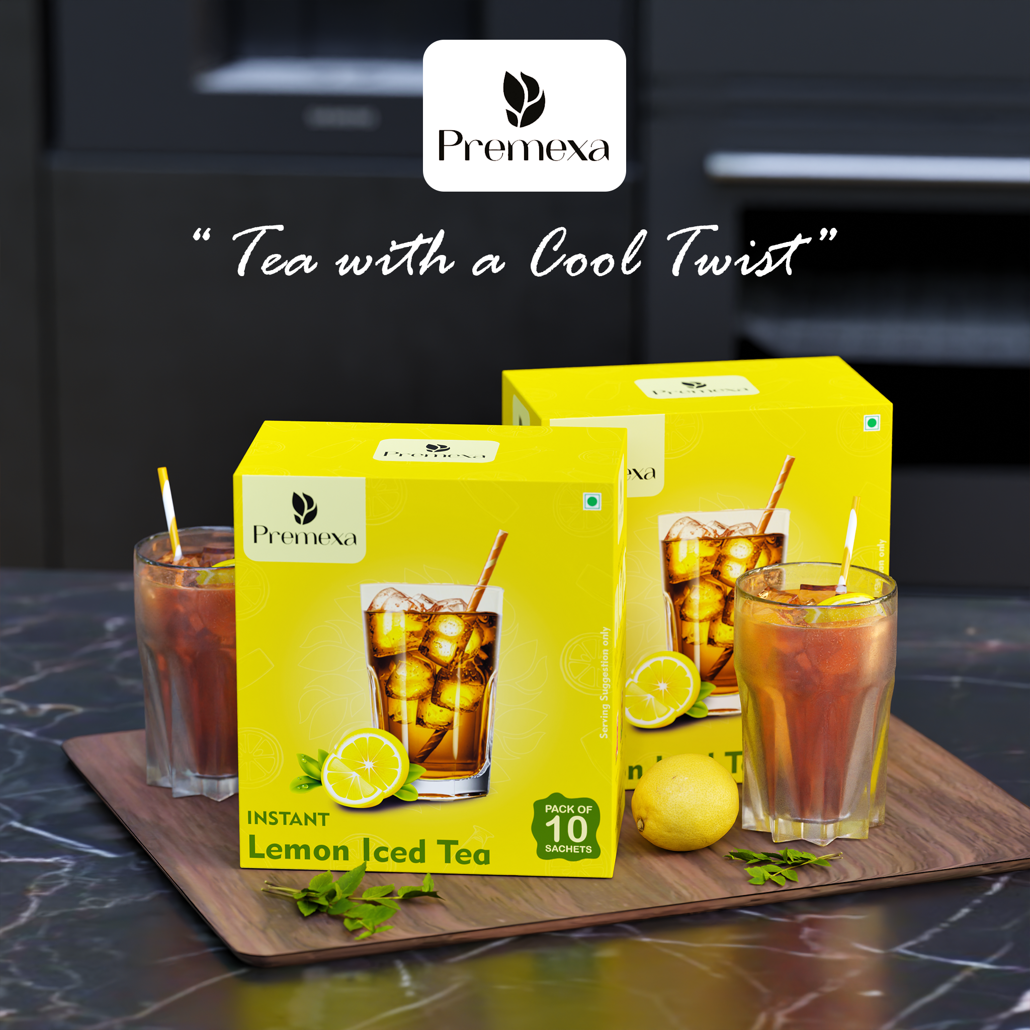 Lemon Iced Tea| Energetic Refreshment