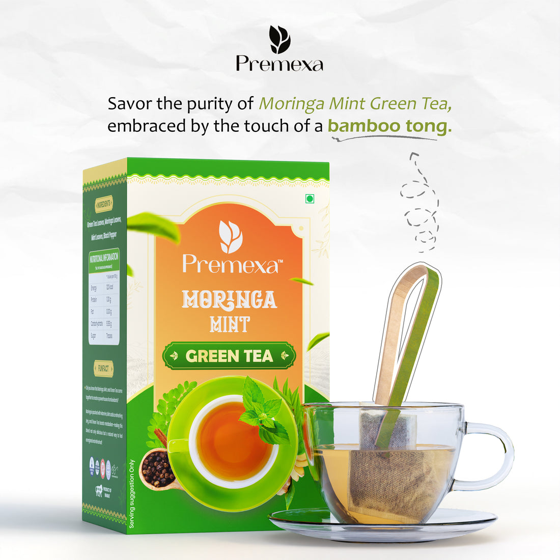 Moringa Mint Green Tea | For Weight Management and Healthy Skin