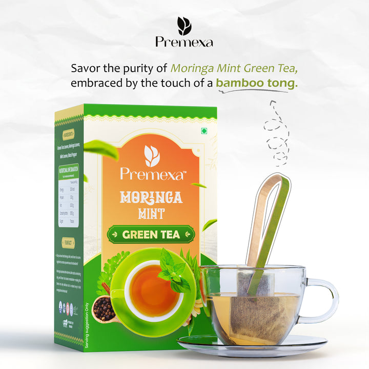 Moringa Mint Green Tea | For Weight Management and Healthy Skin